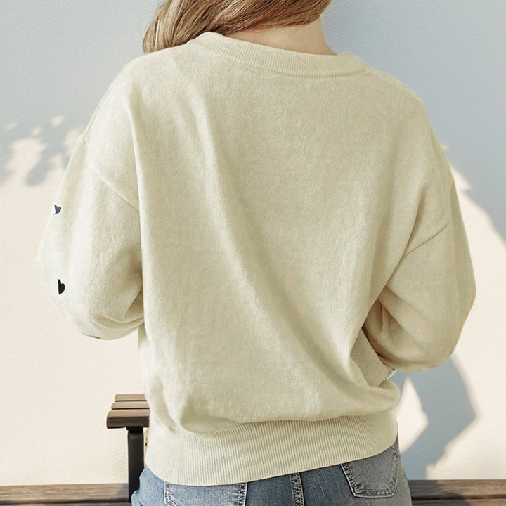 Damen lässiger Pullover mit gemütlichem Schnitt und weichem Material Drune