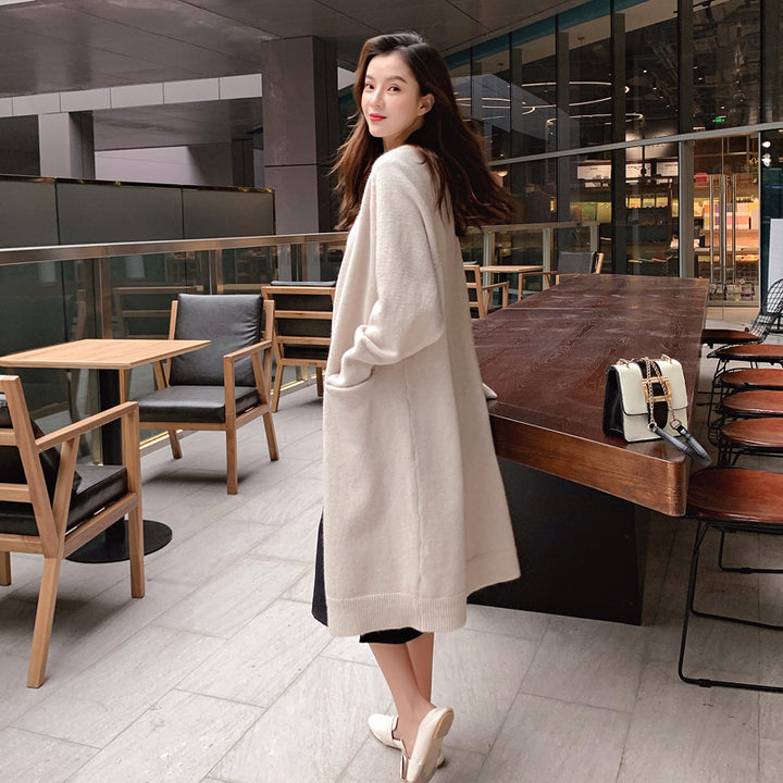Damen lässiger Longcardigan Drune