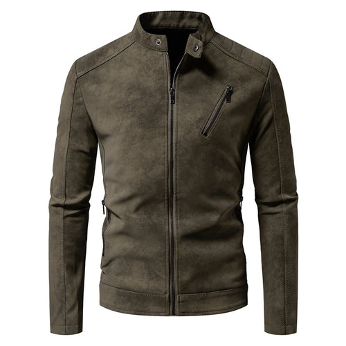 Herren Modische Bikerjacke Drune
