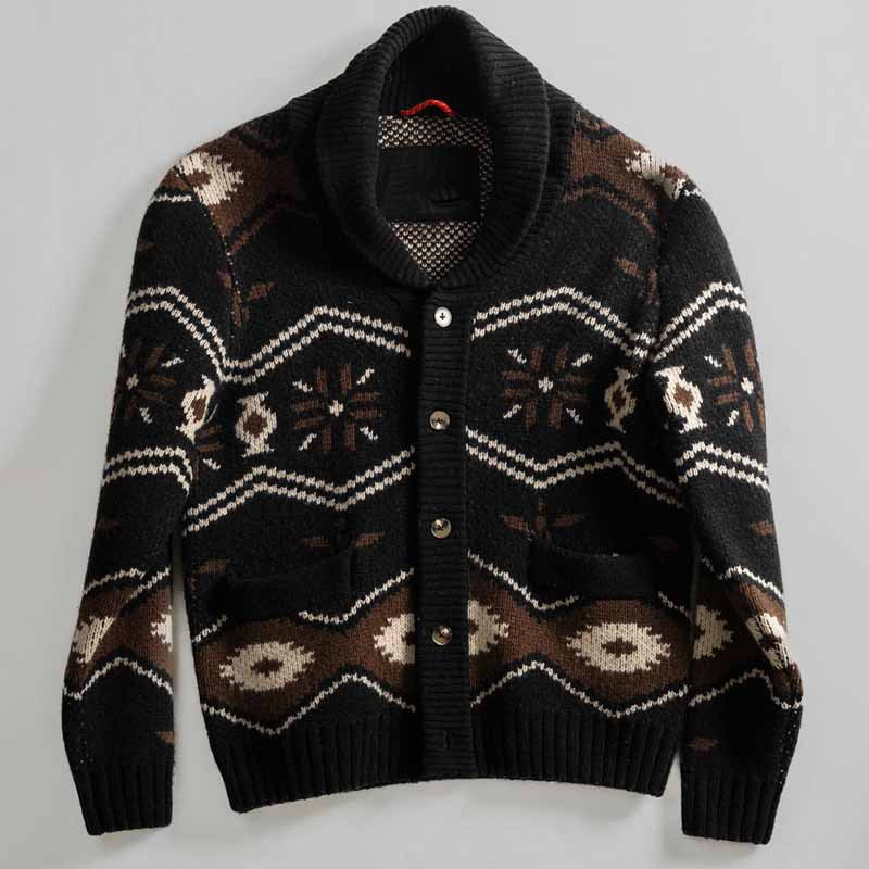 Damen Strickjacke mit aufwendigem Muster Drune