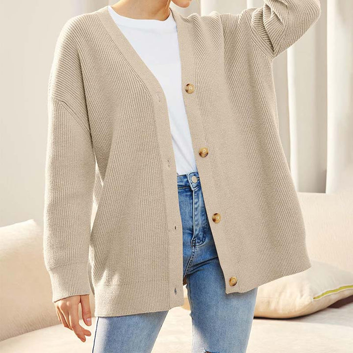 Drune | Klassische Strick-Strickjacke Für Alltag
