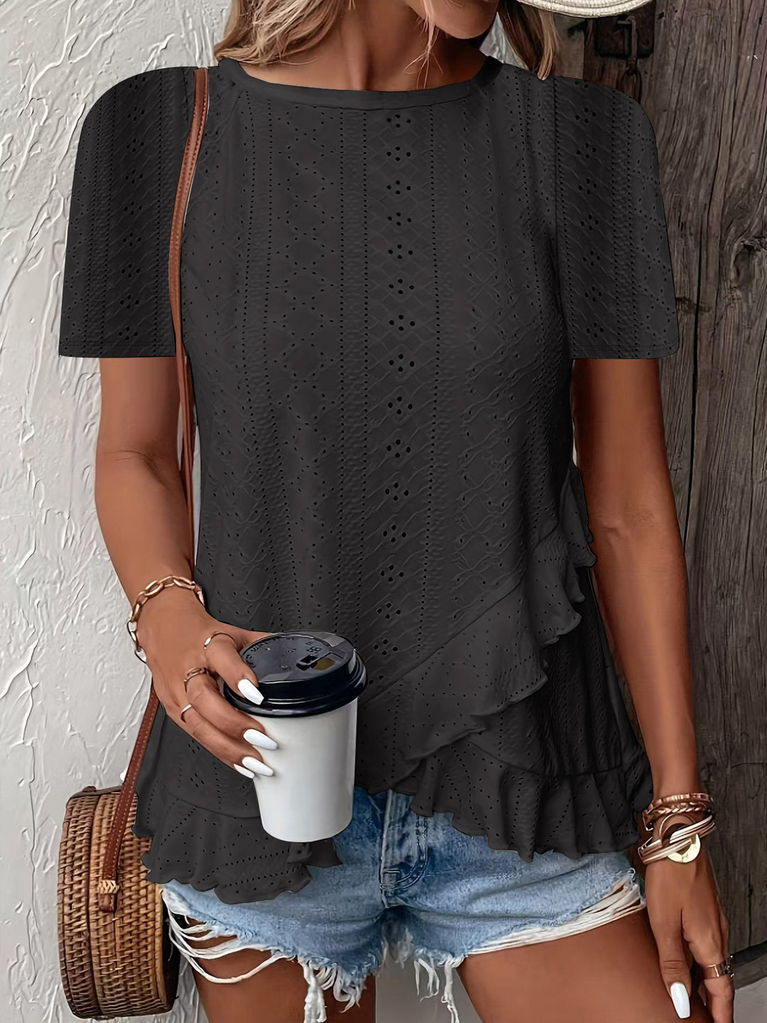 Damen Freizeit Top Drune