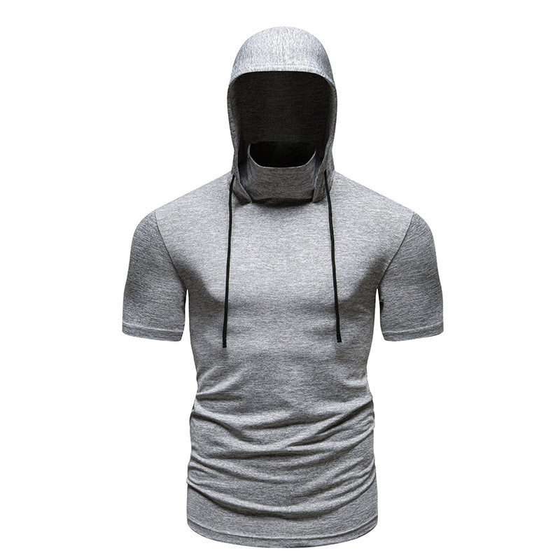 Herren Leistung Kurzarm Hoodie mit ergonomischer Passform Drune