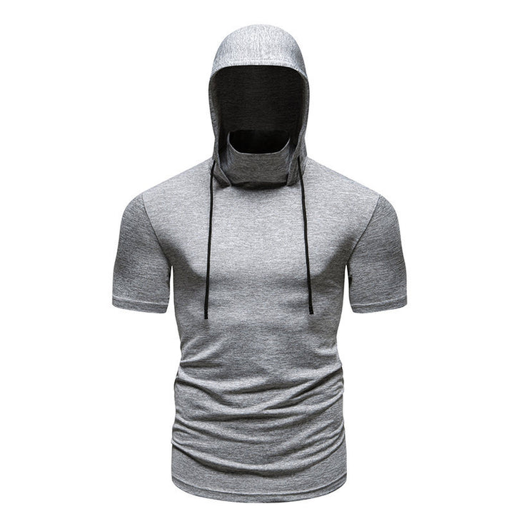 Herren Leistung Kurzarm Hoodie mit ergonomischer Passform Drune