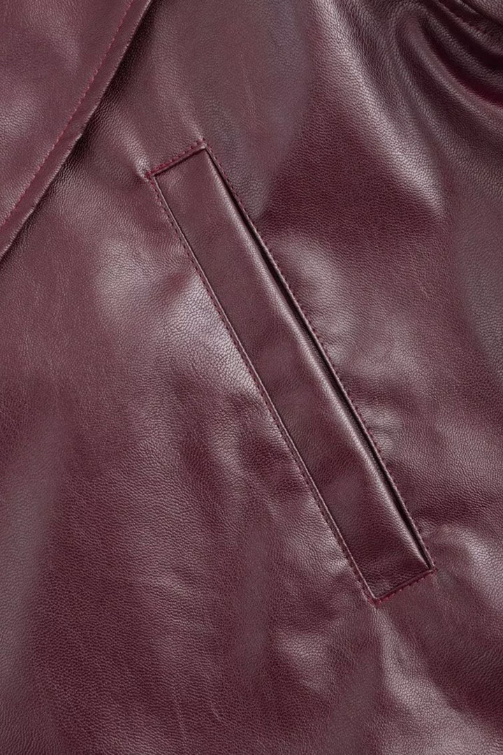 Drune | Kunstleder Bequeme Jacke