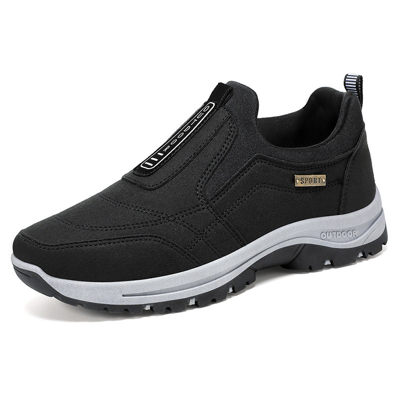Herren nan strapazierfähiger Slip-On Outdoor-Wanderschuh mit wasserabweisender Mikrofaseroberfläche und griffiger Profilsohle Drune