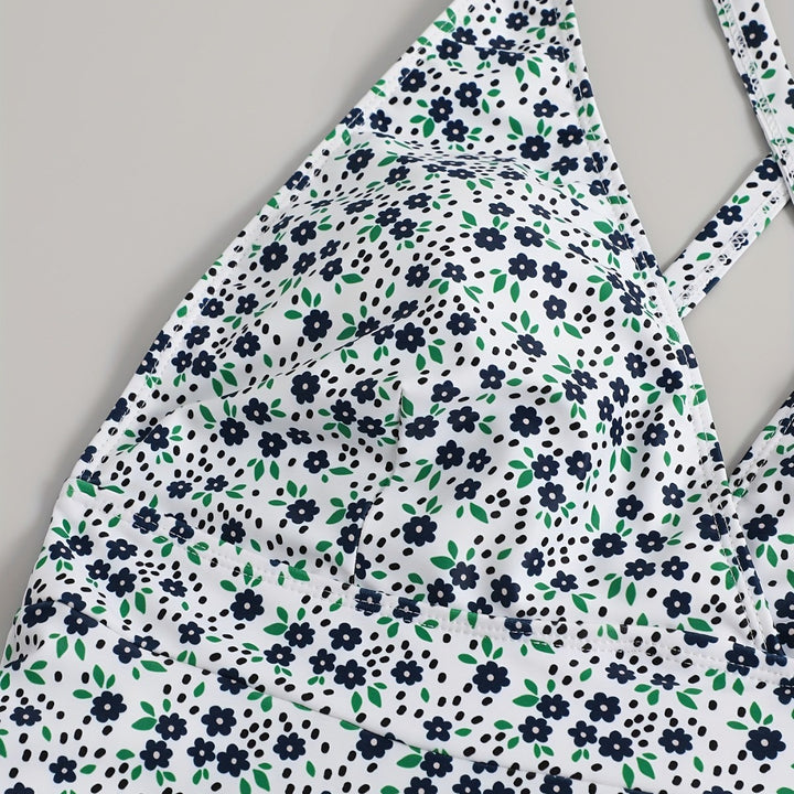 Damen Strandkleid mit floralem Design Drune
