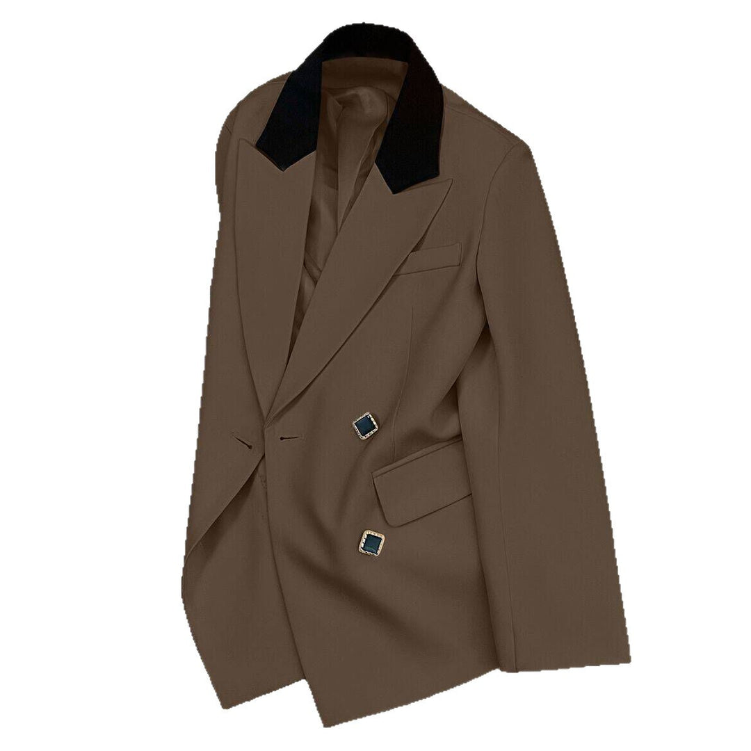 Damen Eleganter und moderner Doppelreiher-Blazer Drune