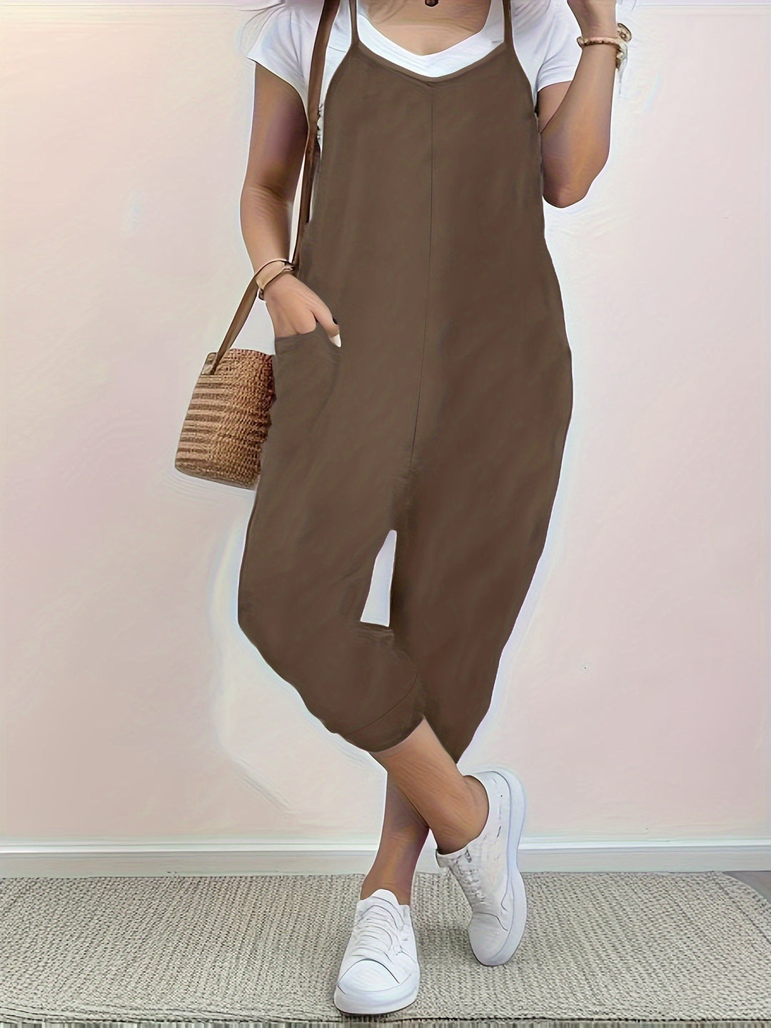 Damen Jumpsuit mit komfortabler Passform und praktischen Taschen Drune