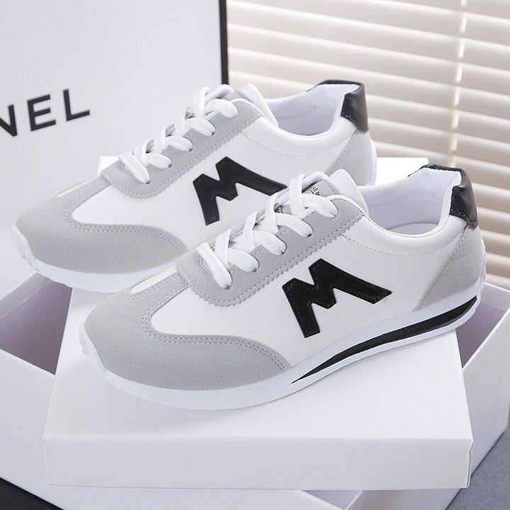 Damen  leichte Retro-Sneaker mit gepolstertem Komfortfußbett, atmungsaktivem Obermaterial und profilierter Laufsohle Drune