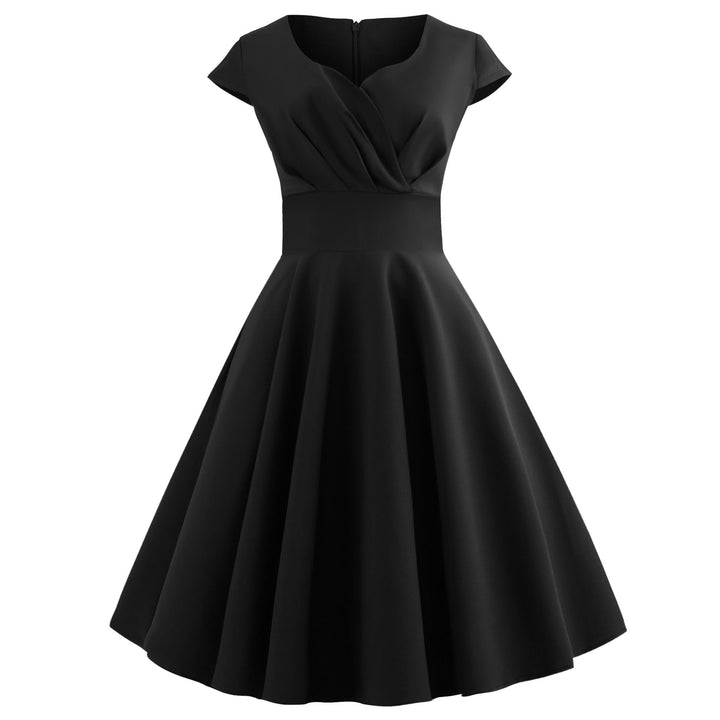 Damen A-Linien Kleid mit elegantem Taillenschnitt und schwingendem Saum Drune