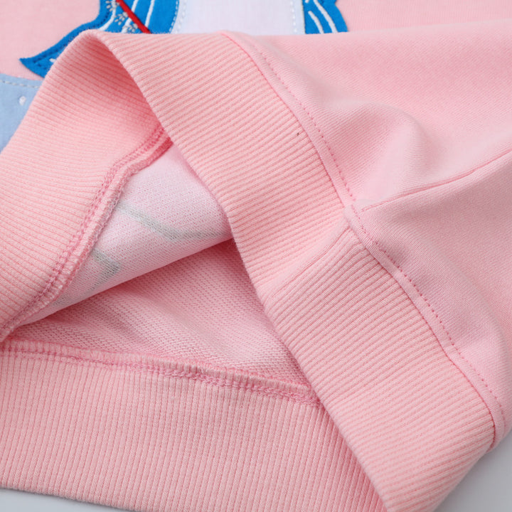Mädchen Sweatshirt mit niedlicher Einhorn-Applikation Drune