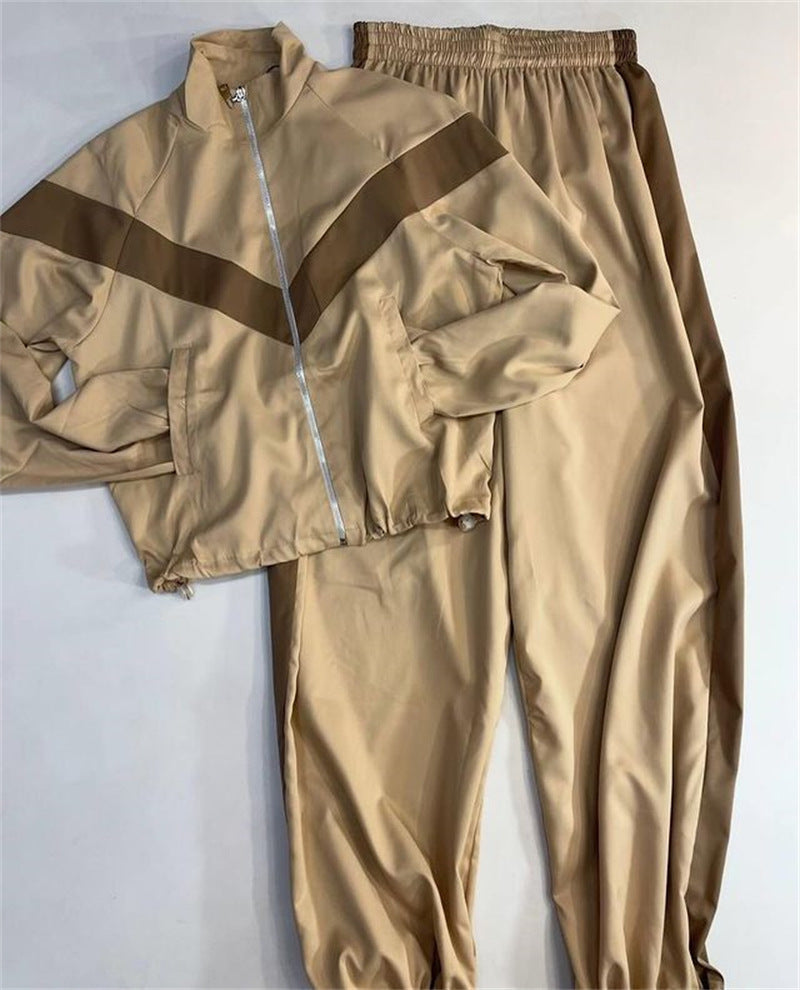 Damen sportlicher Windbreaker mit elastischen Bündchen und reflektierenden Details Drune