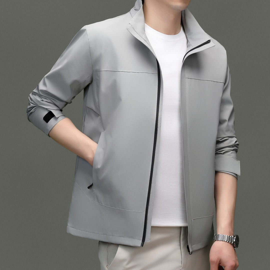 Herren sportliche Funktionsjacke mit innovativem Materialmix Drune
