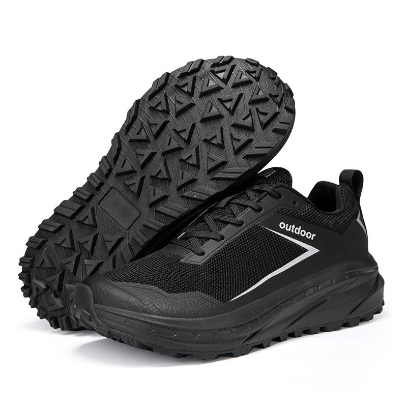 Unisex nan robuster Geländelaufschuh mit stoßdämpfender Zwischensohle und griffiger Profilsohle Drune