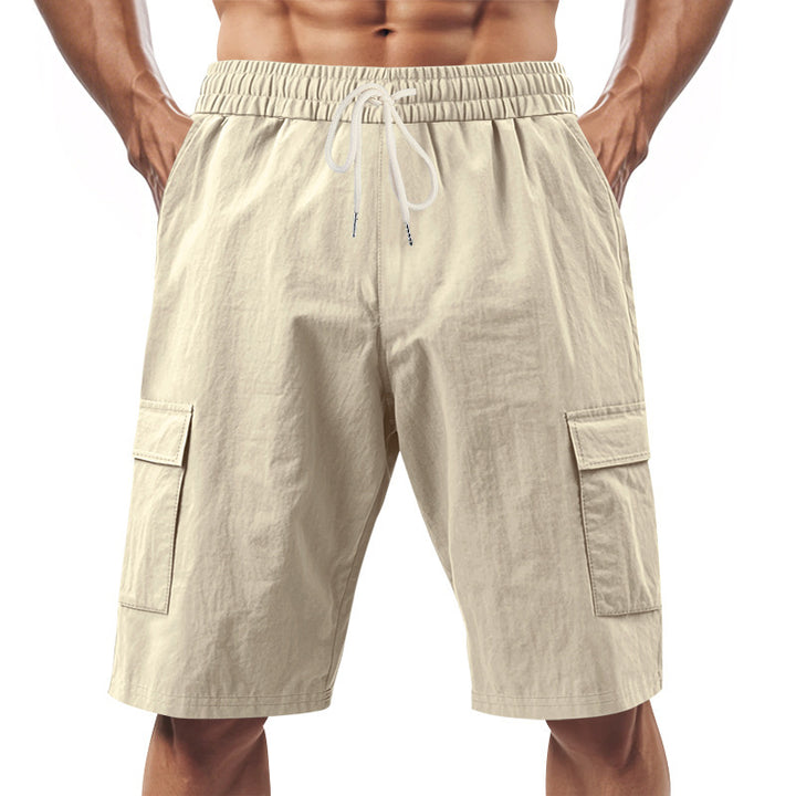 Herren Cargo-Shorts mit elastischem Bund und praktischen Seitentaschen Drune