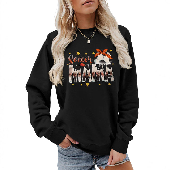 Damen Sweatshirt mit auffälligem "Soccer Mama" Aufdruck und bequemer Passform Drune