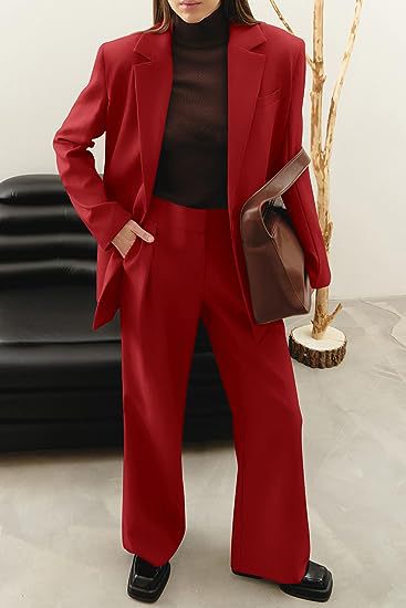 Damen Elegantes und bequemes Blazer-Set Drune