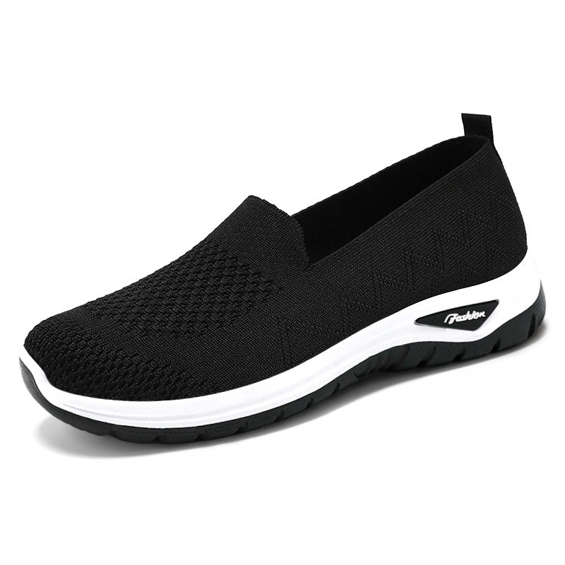 Damen nan nahtloser Strick-Slip-On mit gepolstertem Memory-Fußbett und flexibler Profillaufsohle Drune