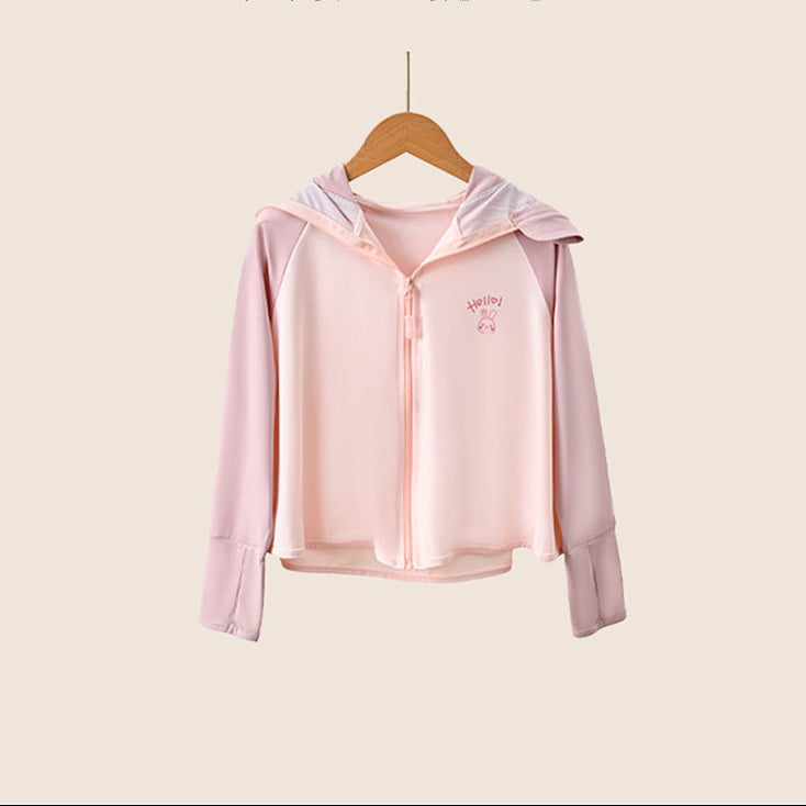 Damen leichte und atmungsaktive Sportjacke mit Kapuze Drune