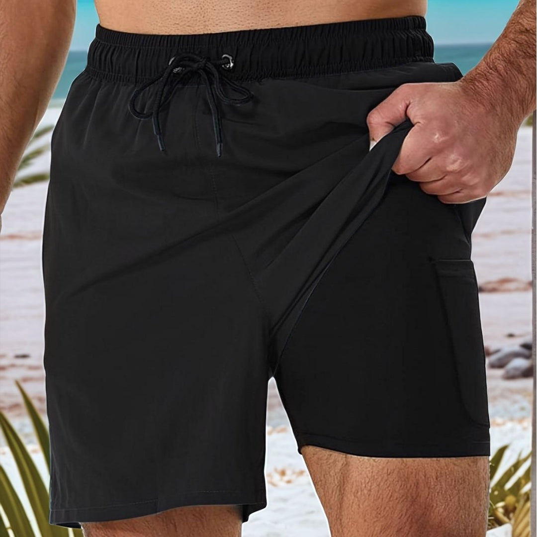 Herren Komfortable Badeshorts Drune