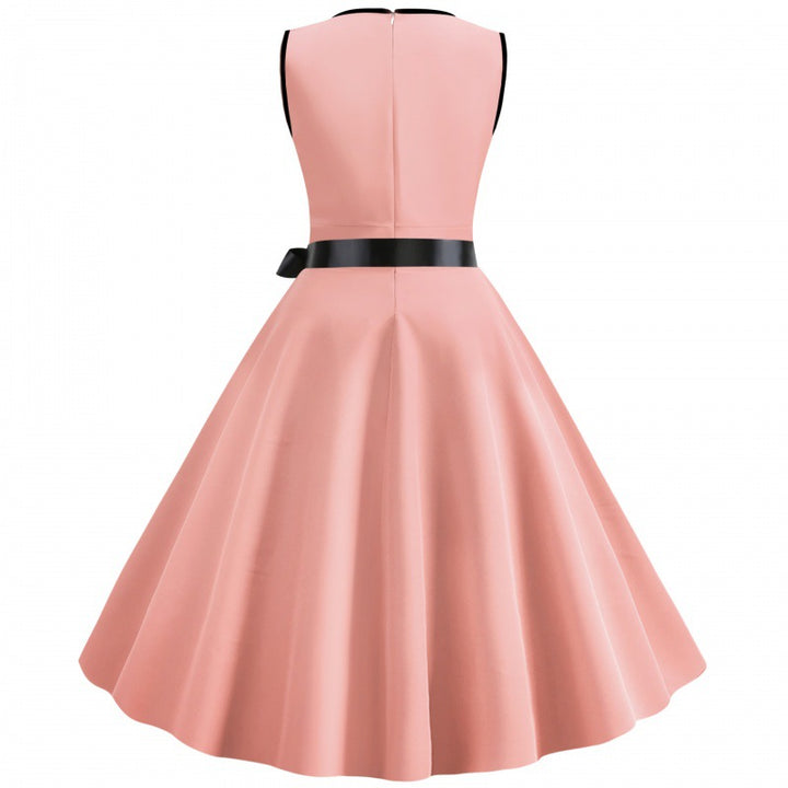 Damen Wickelkleid mit voluminösem Rock und eleganter Taillierung Drune
