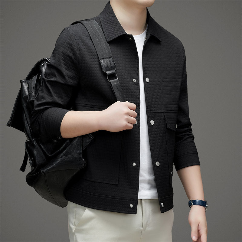 Herren modische Utility-Jacke mit praktischen Taschen Drune