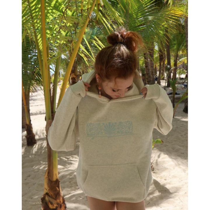 Damen Oversized Kapuzenpullover mit kreativer Grafik und bequemer Passform Drune