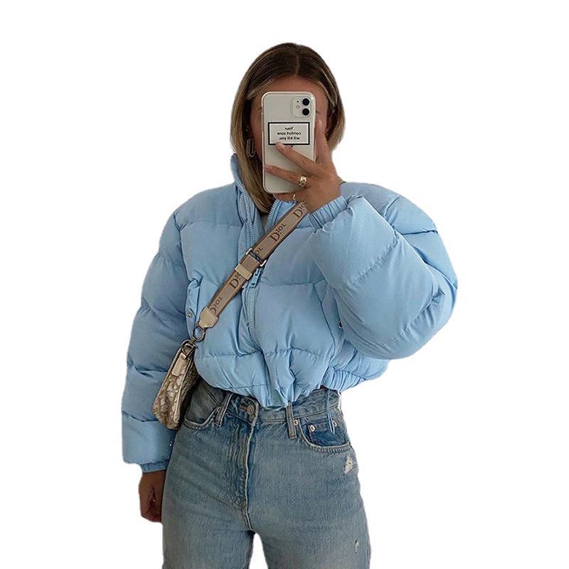 Damen Steppjacke mit hohem Kragen und kürzerem Schnitt Drune