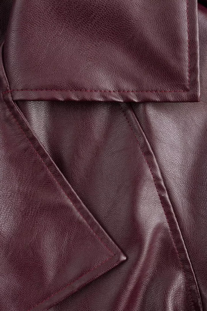 Drune | Kunstleder Bequeme Jacke