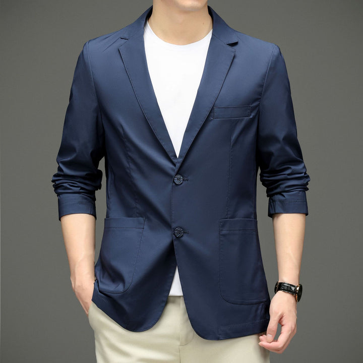 Herren legerer Blazer mit modernem Schnitt und praktischen Taschen Drune