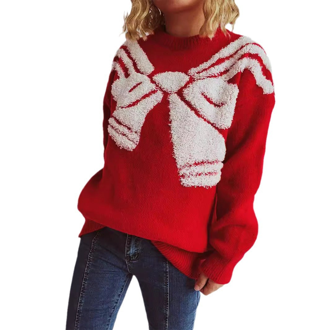 Damen Pullover mit kreativem 3D-Motiv Drune