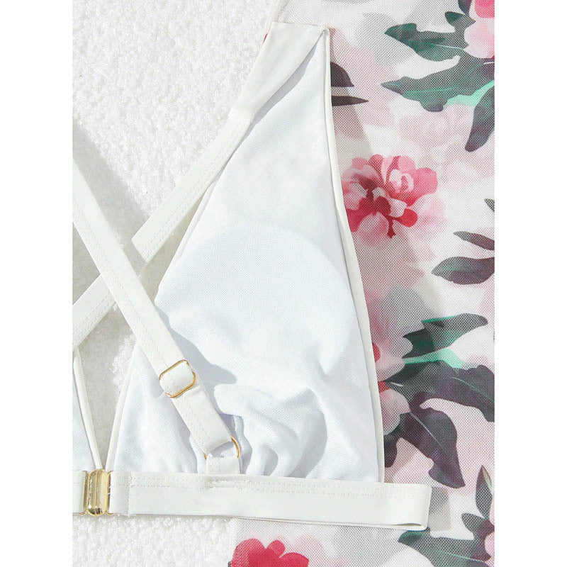Damen Bikini-Set mit elegantem Wickelrock und dezentem Triangel-Oberteil Drune