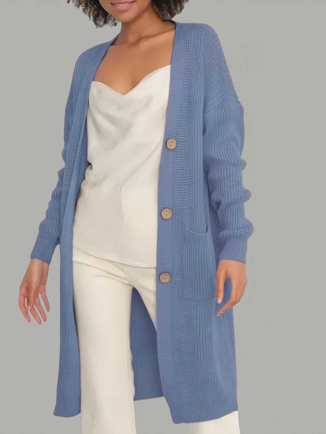 Damen Strickjacke mit hochwertigen Knöpfen Drune