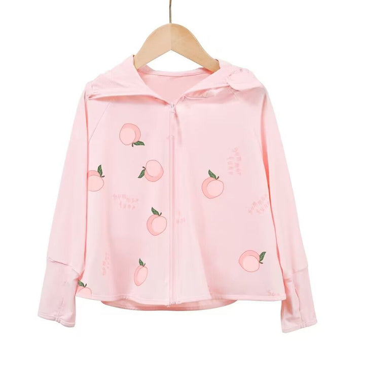 Damen UV-Schutzjacke mit atmungsaktivem Stoff und abnehmbarer Kapuze Drune
