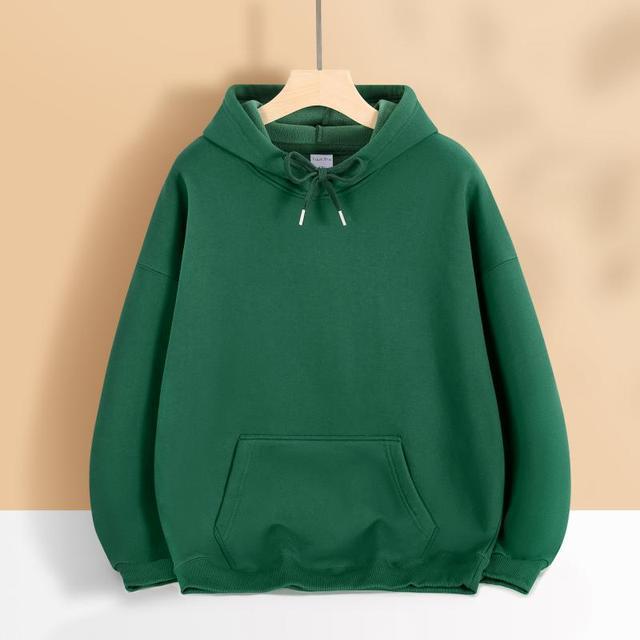 Damen nan oversized Kapuzenpulloverkleid mit Kängurutasche, verlängerter Silhouette und weichem French-Terry Drune