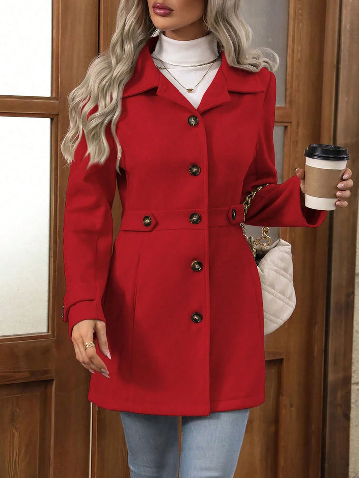 Damen Elegante und taillierte Übergangsjacke mit praktischen Taschen Drune