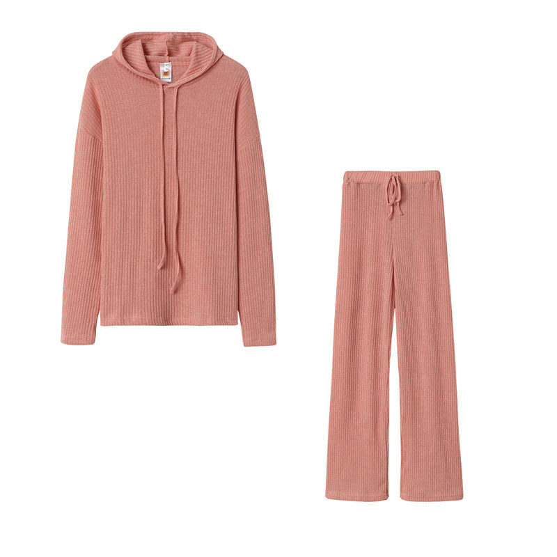 Damen Gemütlicher Pullover und Hose Set Drune