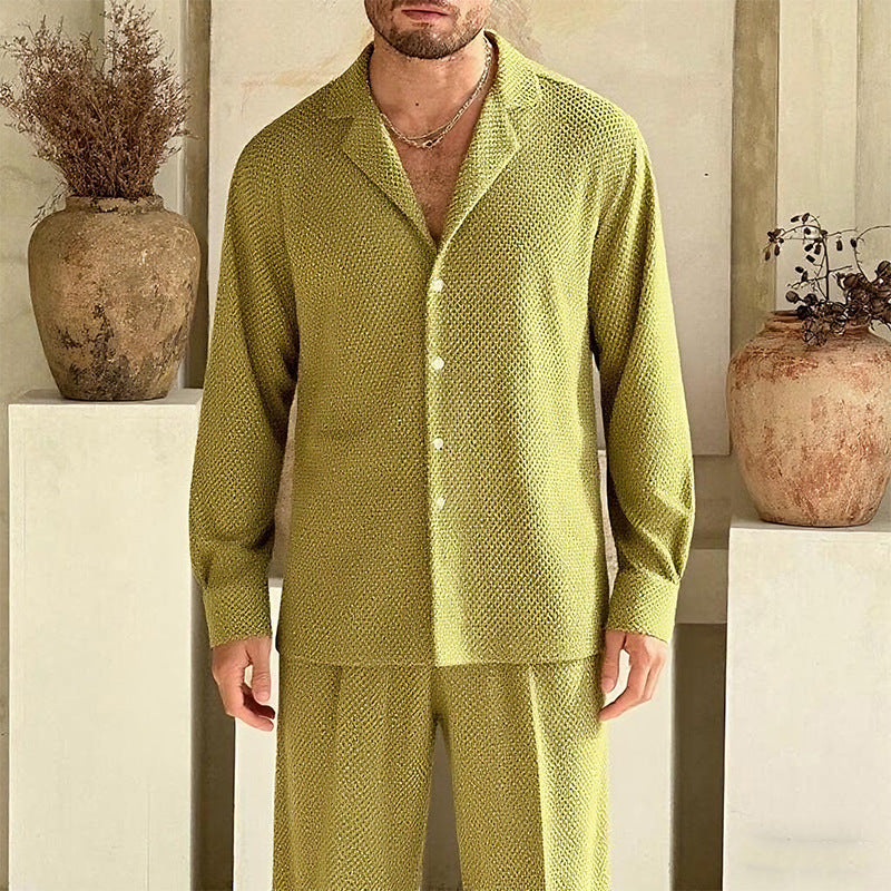 Herren modisches Lounge-Set aus atmungsaktivem Material Drune