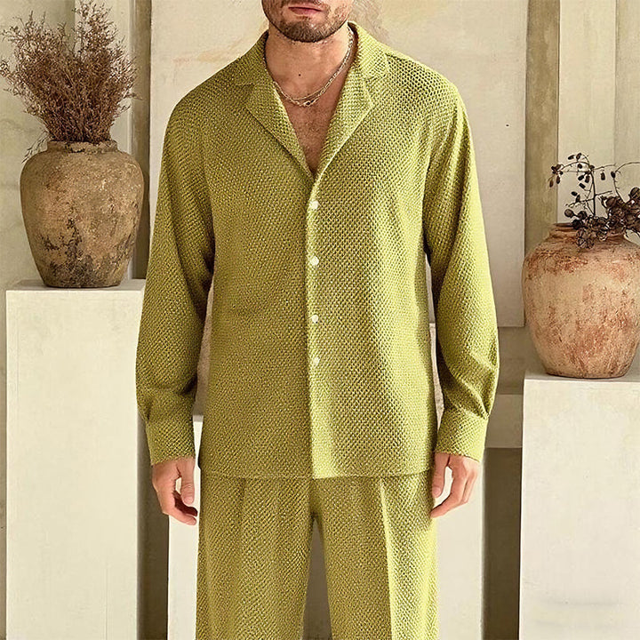 Herren modisches Lounge-Set aus atmungsaktivem Material Drune