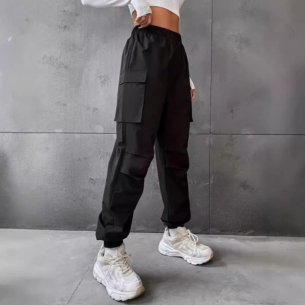Damen Cargo-Hose mit elastischem Bund und praktischen Taschen Drune