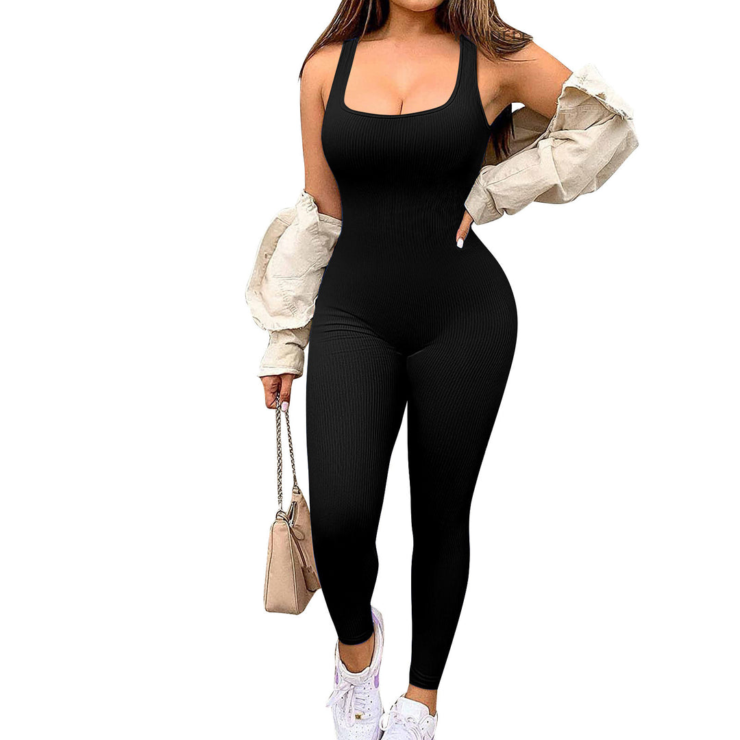 Damen Sportanzug mit figurbetonendem Rippendesign Drune