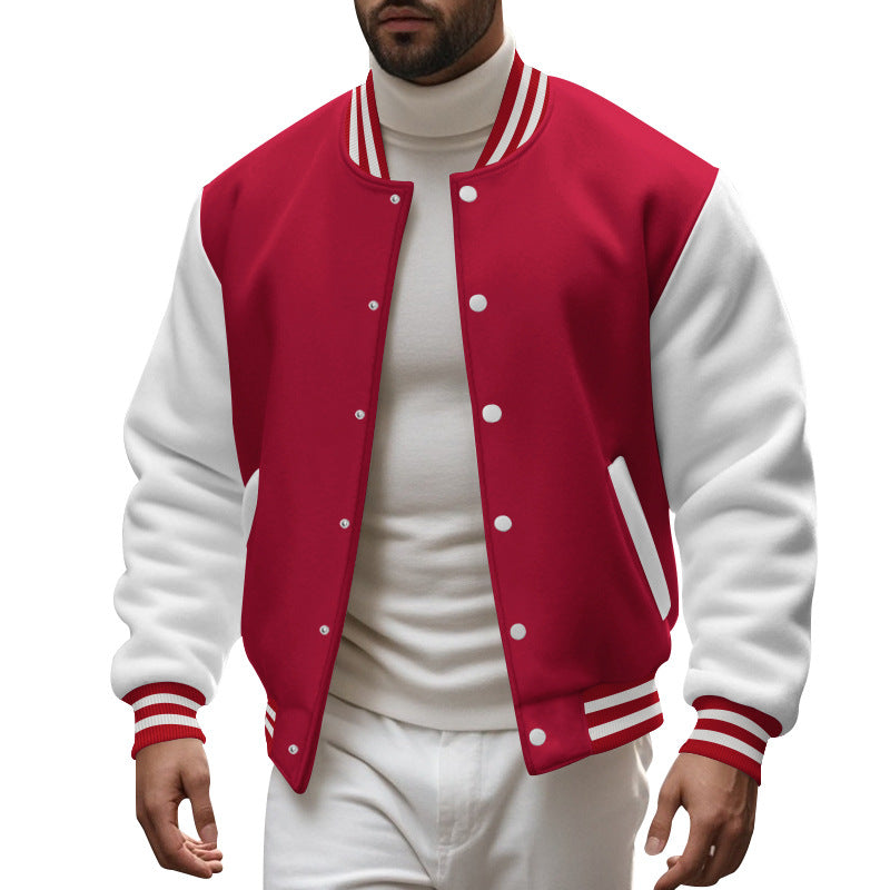 Herren Sportliche Collegejacke Drune