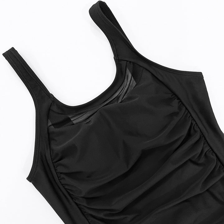 Damen Badekleid mit elegantem Mesh-Einsatz Drune