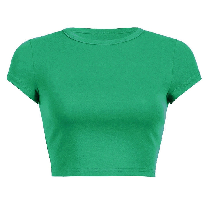 Damen Figurbetontes Crop-Top Drune