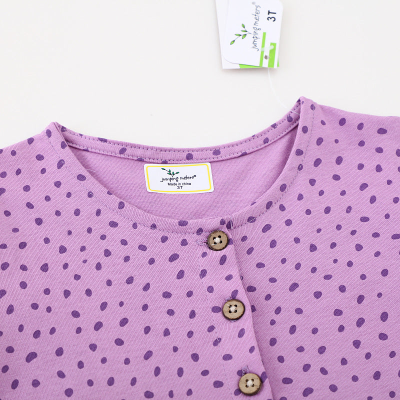 Mädchen Freizeitkleid mit süßer Lama-Applikation Drune