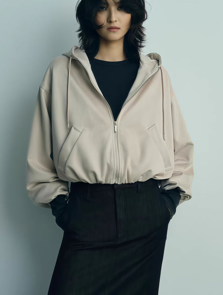 Damen Oversized Sportjacke mit praktischen Taschen und modernem Schnitt Drune