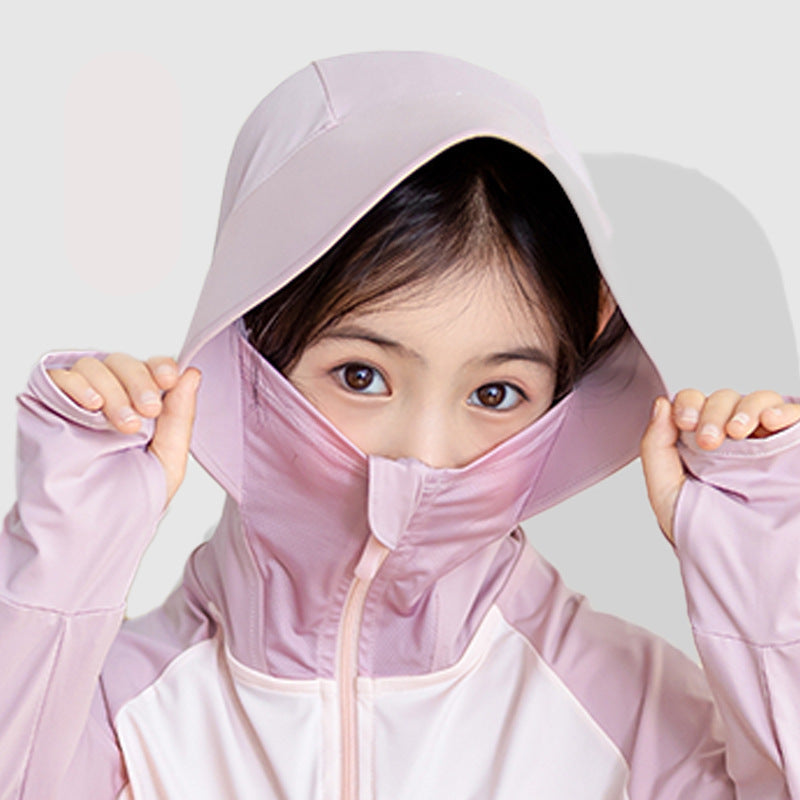 Kinder UV-Schutzjacke mit Kapuze und atmungsaktiven Eigenschaften Drune