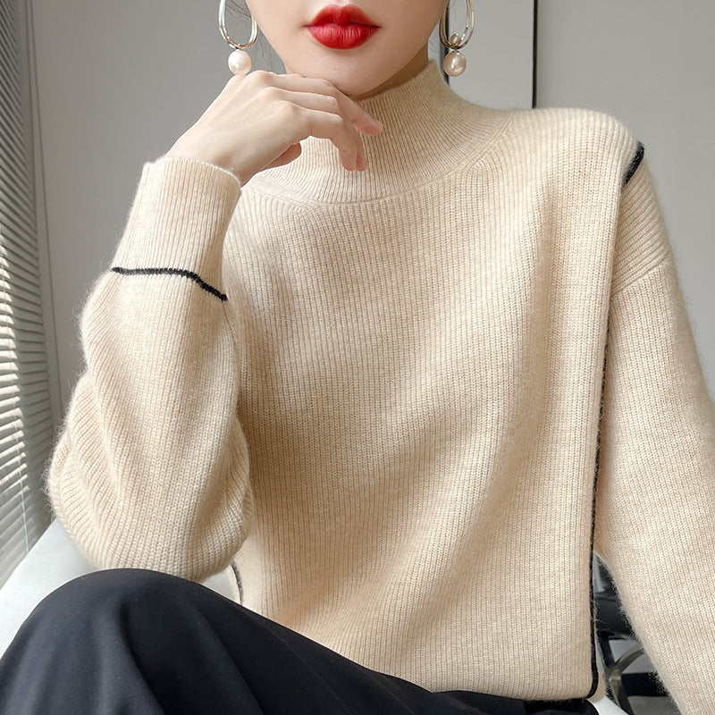 Drune | Eleganter schlichter Rollkragenpullover