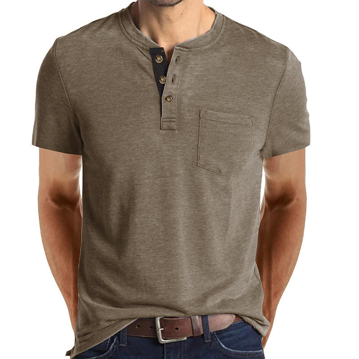 Stylisches Herren Henley-Shirt Drune